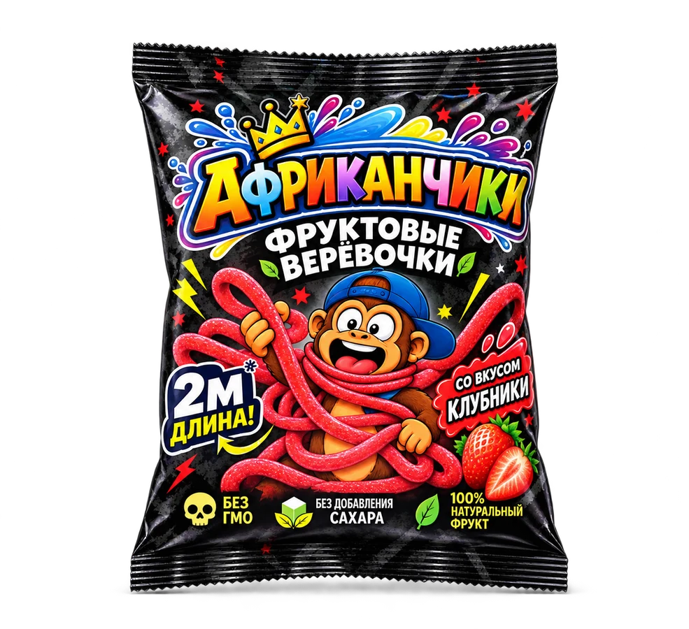 Верёвочки Клубника